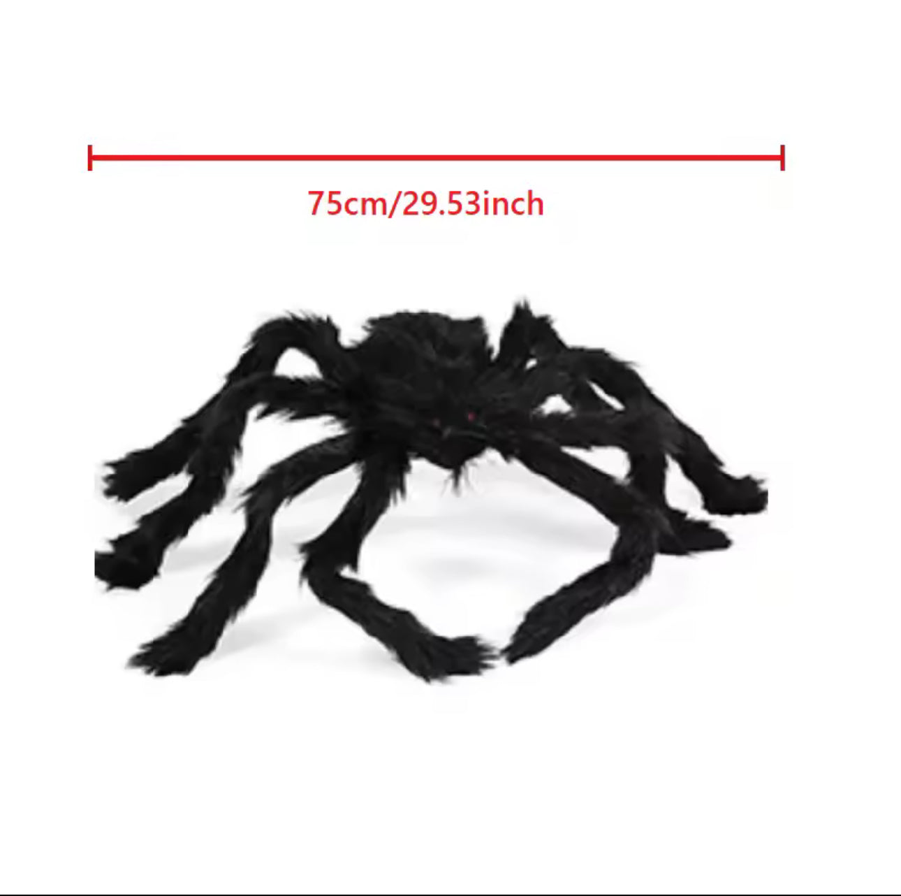 Ragno gigante di Halloween per interni ed esterni, decorazioni per portico per casa o casa infestata, feste, decorazioni di Halloween