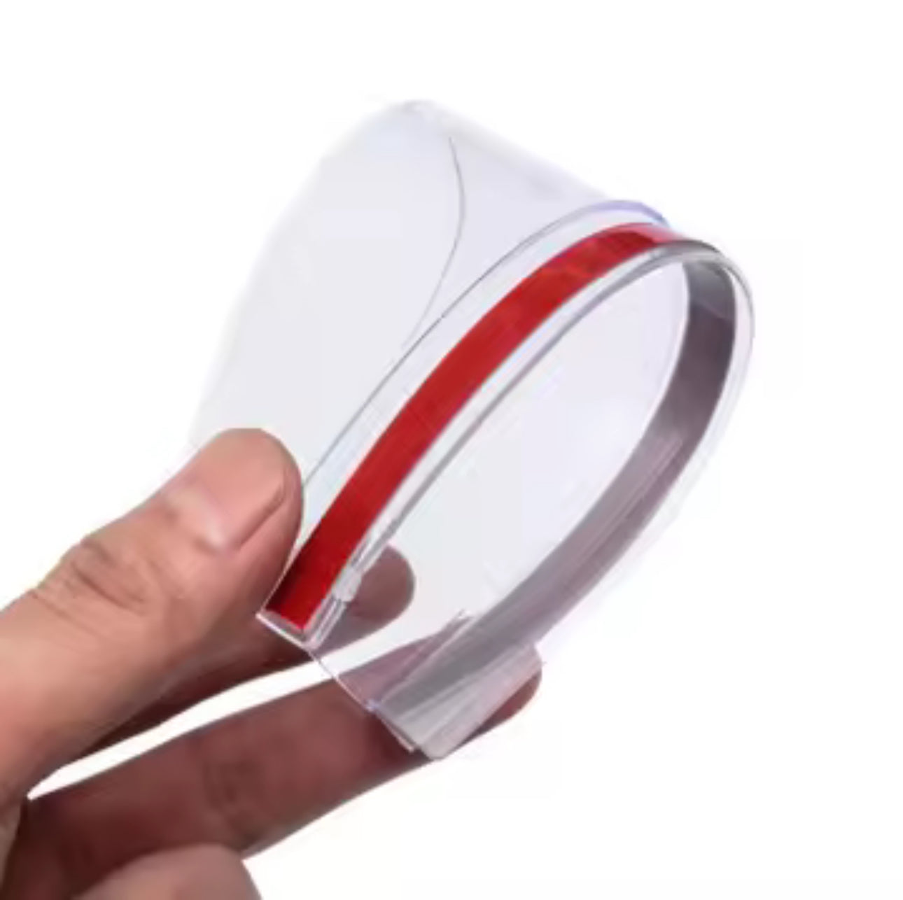 2 pezzi in fibra di carbonio per specchietto retrovisore auto protezione antipioggia per sopracciglia flessibile per specchietto retrovisore auto protezione antipioggia per sopracciglia copertura antipioggia