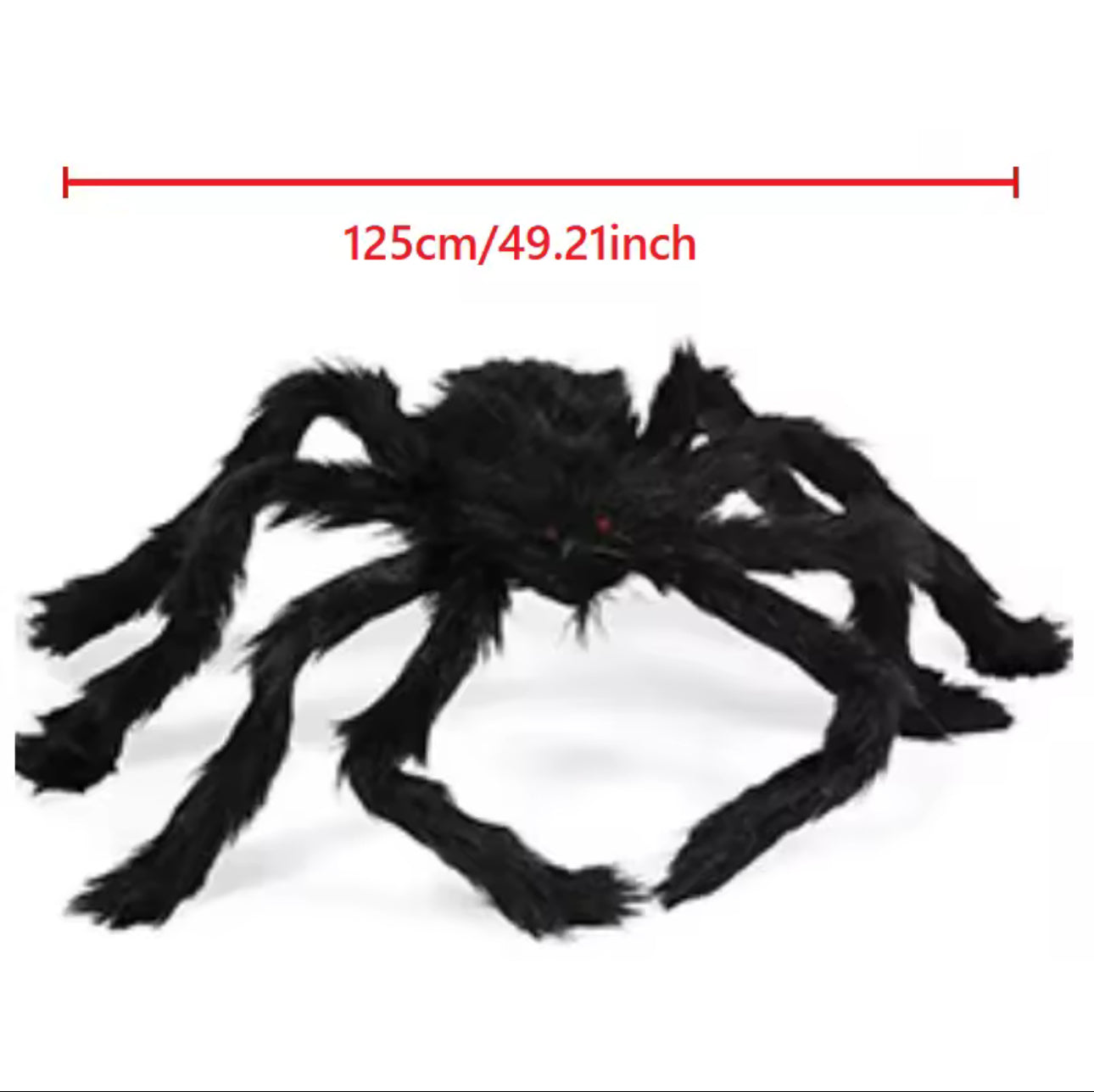 Ragno gigante di Halloween per interni ed esterni, decorazioni per portico per casa o casa infestata, feste, decorazioni di Halloween