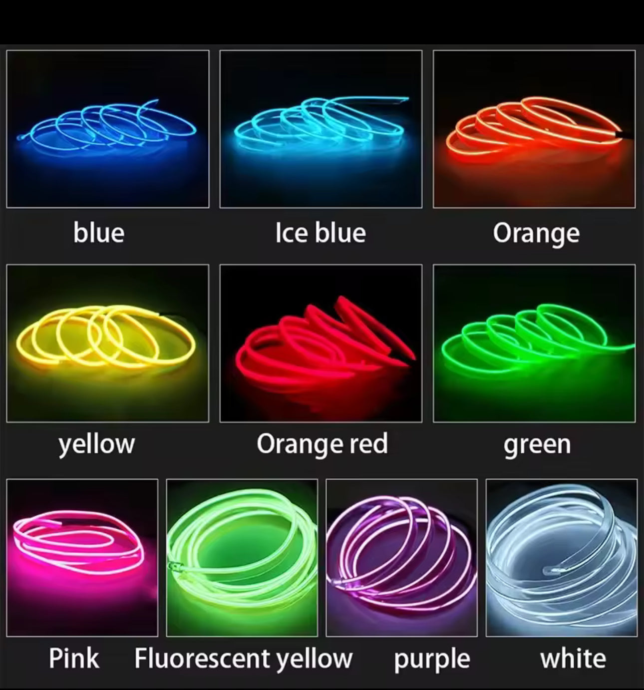 Strisce decorative per interni auto, lampade d'atmosfera, luci fredde decorative per cruscotto, console, luci ambientali a LED per auto